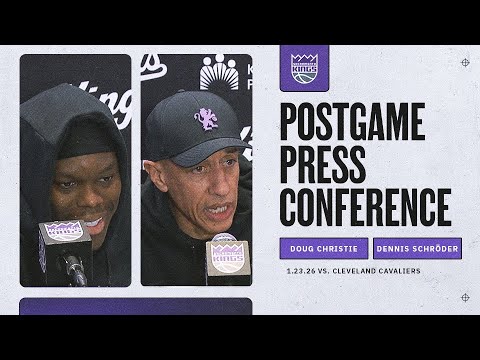 Dennis Schröder & Coach Christie Postgame Interviews 1.23.26