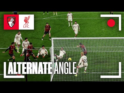 SENSATIONAL five-goal thriller from unique angle AFC Bournemouth 3-2 Liverpool