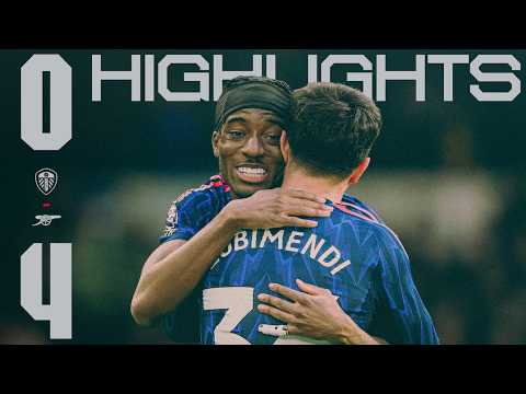 BIG WIN ON THE ROAD! Leeds vs Arsenal (0-4) Premier League Zubimendi, Gyokeres, Gabriel Jesus
