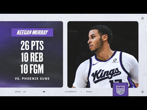 Keegan scores double-double vs. PHX! Highlights vs. Suns 1.2.26