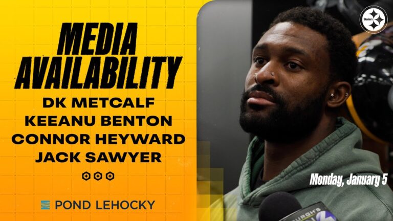Metcalf, Benton, Heyward, Sawyer Media Availability (Jan. 5) Pittsburgh Steelers
