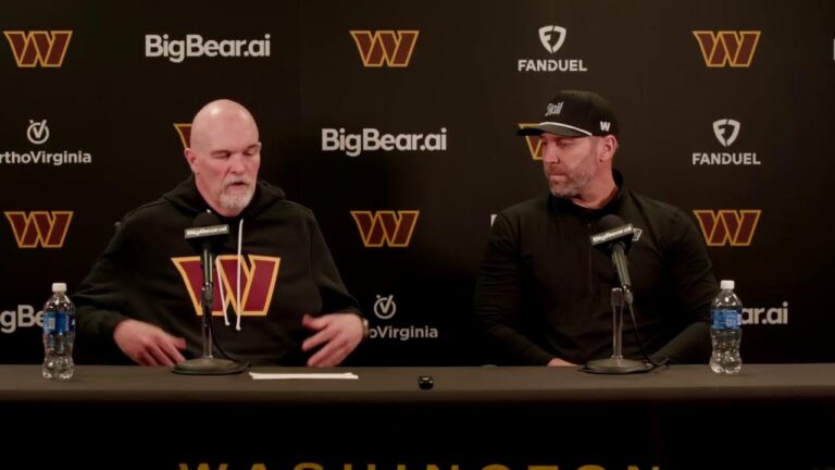 End of Season Press Conference: GM Adam Peters and HC Dan Quinn Discuss the 2025 Commanders Season