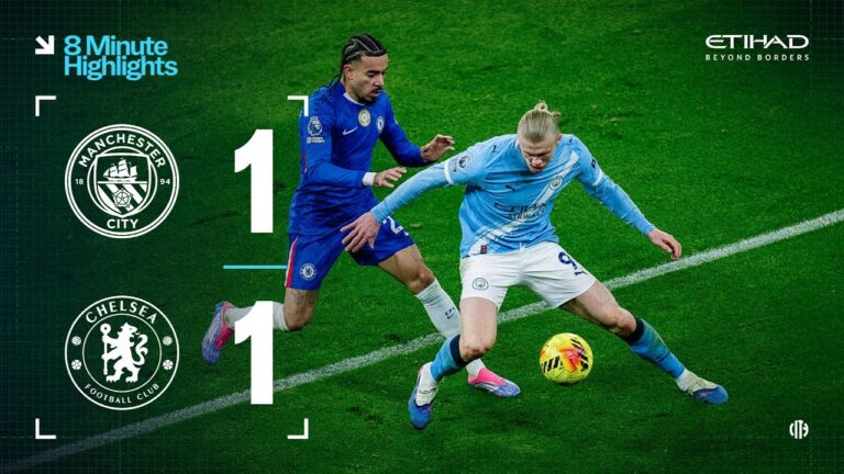 EXTENDED HIGHLIGHTS Man City 1-1 Chelsea Late disappointment at the Etihad!