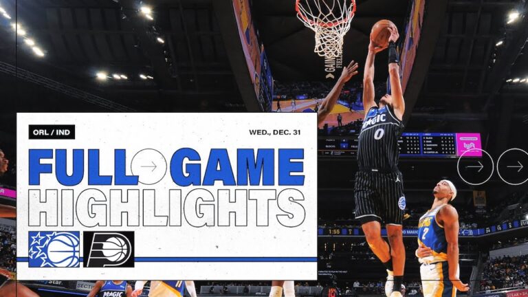 Full Game Highlights: Orlando Magic Vs. Indiana Pacers 12.31.25