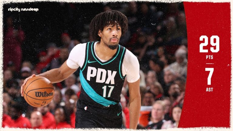 Shaedon Sharpe DOMINATES With 29 Points In Win Over the Utah Jazz January 5th, 2026