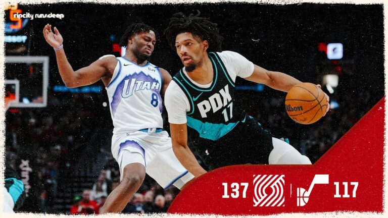 Portland Trail Blazers vs Utah Jazz Highlights January 5th, 2025