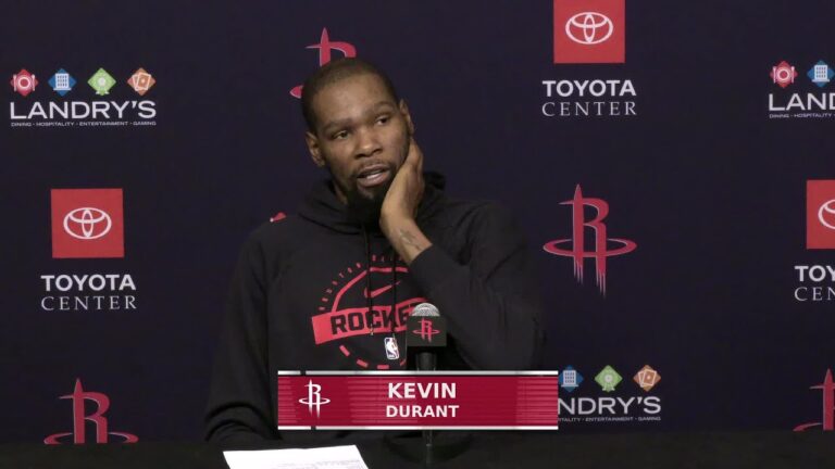 Press Conference by Kevin Durant vs Suns