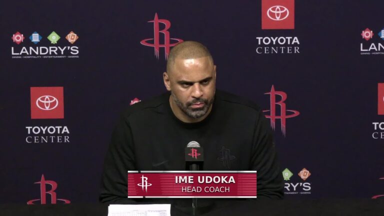Ime Udoka with a Press Conference vs Suns