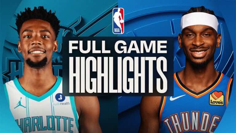 HORNETS at THUNDER FULL GAME HIGHLIGHTS January 5, 2026