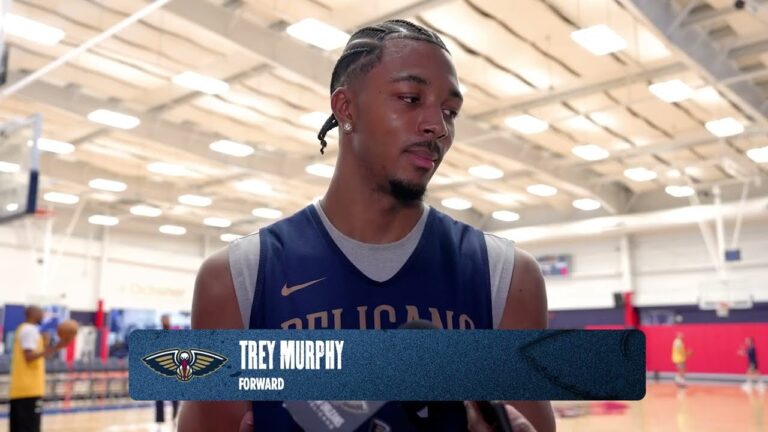 Trey Murphy III interview Pelicans-Lakers Shootaround 1 6 26