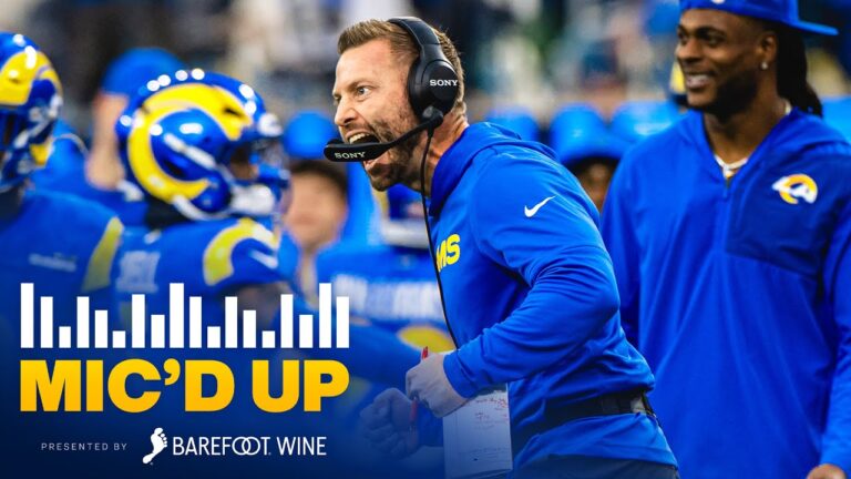 Sean McVay Leads The Rams To Victory & Reacts To Puka Nacua’s One-Handed Catch Rams Micd Up