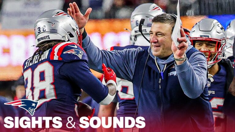 Sights & Sounds: Rhamondre Stevenson & TreVeyon Henderson Combine for 5 TDs to End Regular Season