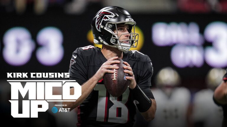 Kirk Cousins is Mic’d Up for the final matchup of the season taking on the Saints at home