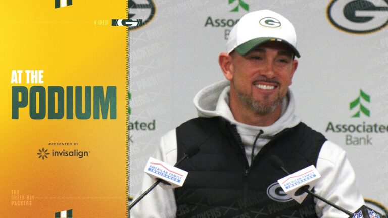Matt LaFleur on upcoming NFC Wild Card game vs. Bears: ‘There’s going to be excitement everywhere’