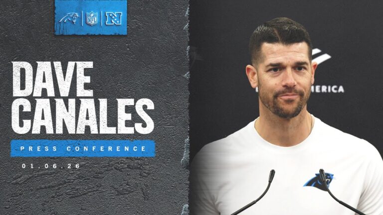 Dave Canales talks facing the Rams in the NFC playoffs Carolina Panthers