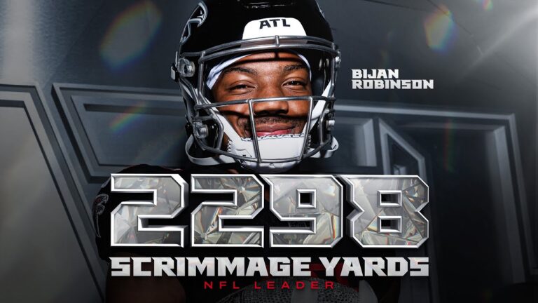 Bijan Robinson highlights Every scrimmage yard from 2025 season Atlanta Falcons