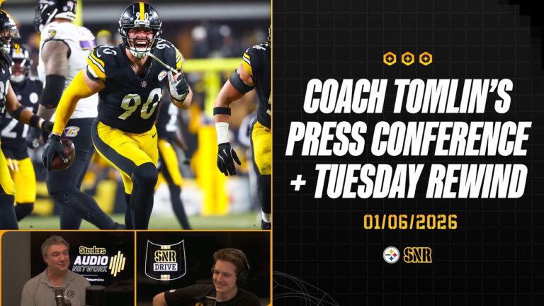 Coach Tomlin’s Weekly Press Conference Tuesday Rewind SNR Drive (Jan.6) Pittsburgh Steelers