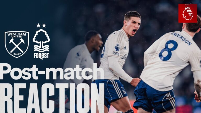 Nico Domínguez Reaction West Ham United 1-2 Nottingham Forest Premier League