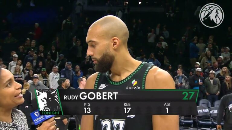 Rudy Gobert Postgame Interview After Win Against Miami Heat 1.6.26