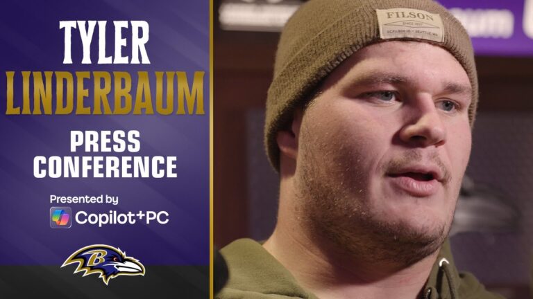 Tyler Linderbaum: ‘At This Point, We’re In the Playoffs’ Baltimore Ravens