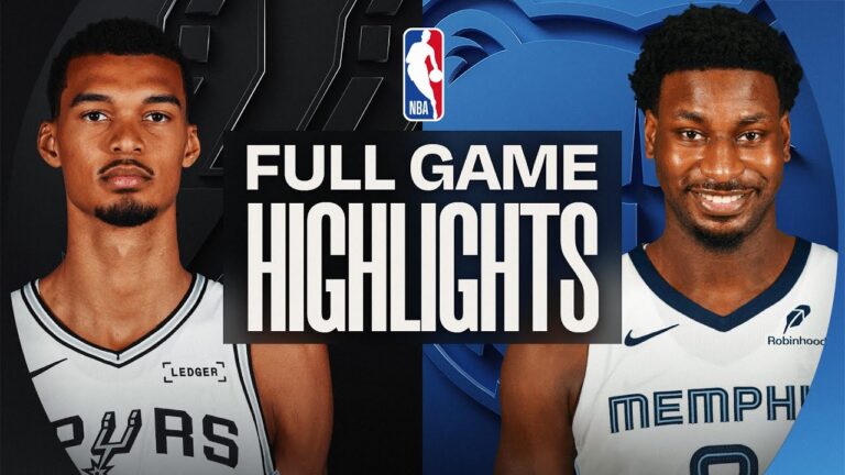 SPURS at GRIZZLIES FULL GAME HIGHLIGHTS January 6, 2026