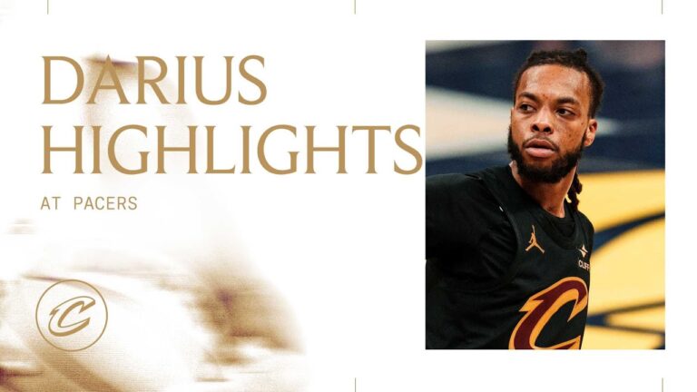 Cavs at Pacers Darius Garland Highlights 1.6.2026