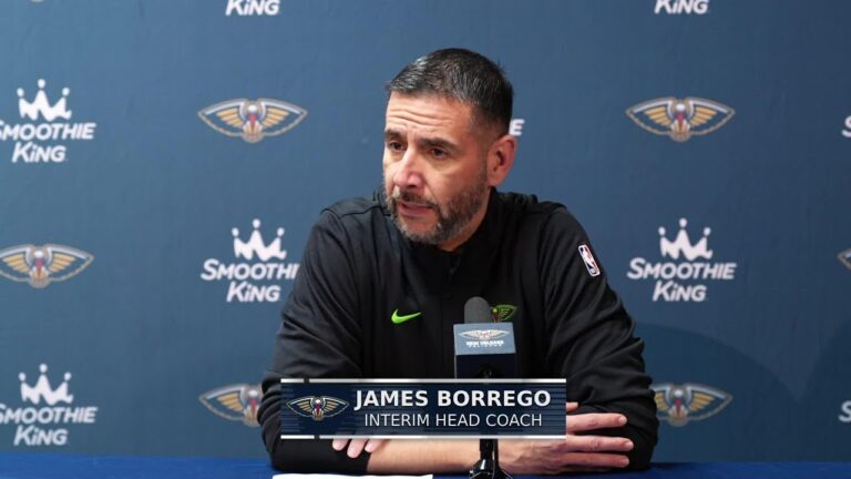 James Borrego recaps loss Pelicans-Lakers Postgame 1 6 2026