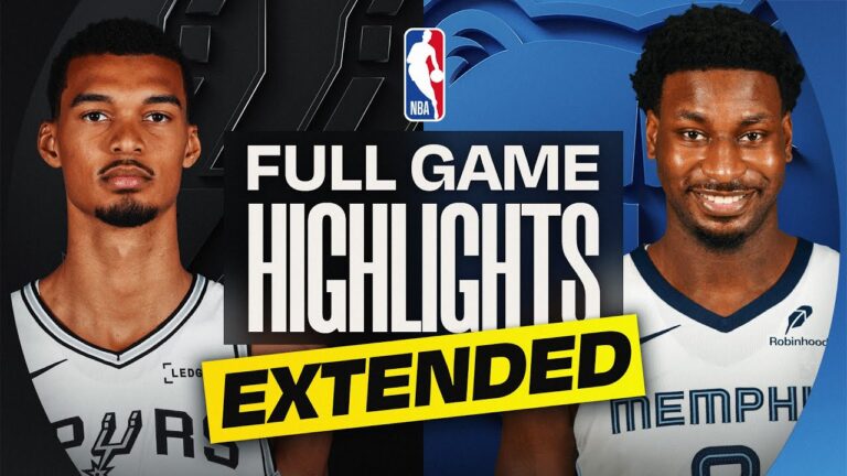 EXTENDED: SPURS at GRIZZLIES FULL GAME HIGHLIGHTS January 6, 2026