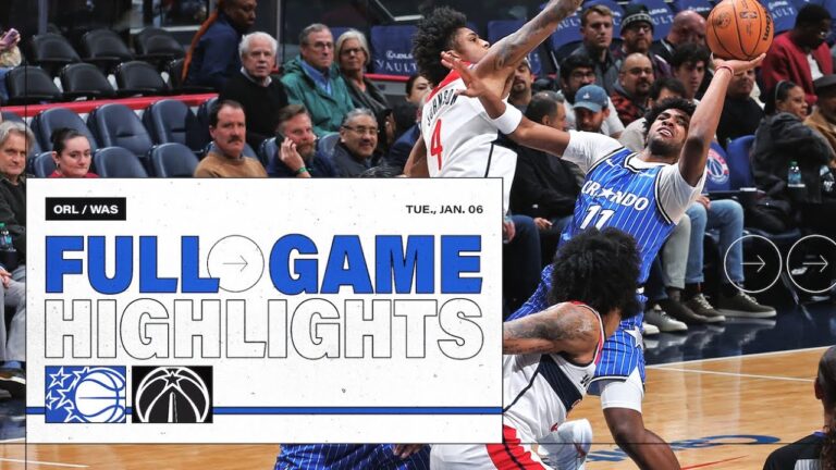Full Game Highlights: Orlando Magic Vs. Washington Wizards 1.04.26