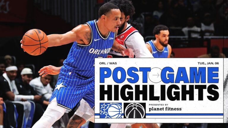 Postgame Highlights: Orlando Magic Vs. Washington Wizards 1.06.26 Presented By Planet Fitness