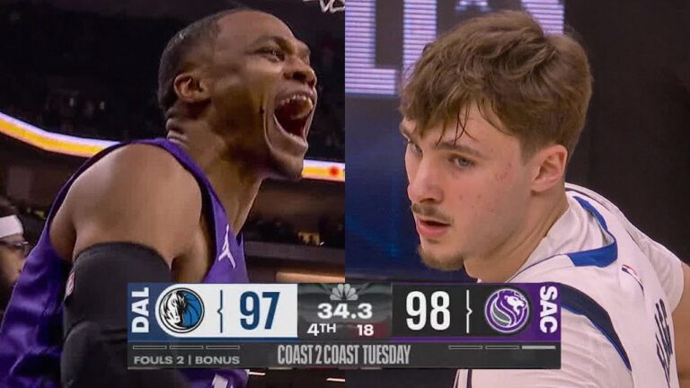 Final 4:01 CRAZY ENDING Mavericks vs Kings January 6, 2026