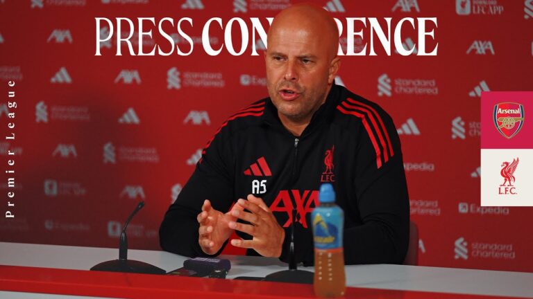 Arne Slot Press Conference Arsenal vs Liverpool Premier League