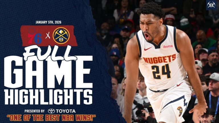 Denver Nuggets SHORT-HANDED UPSET WIN vs. Philadelphia 76ers