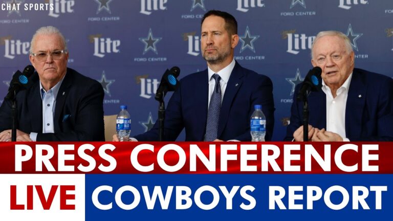 Dallas Cowboys Press Conference LIVE With Jerry Jones, Stephen Jones & Brian Schottenheimer