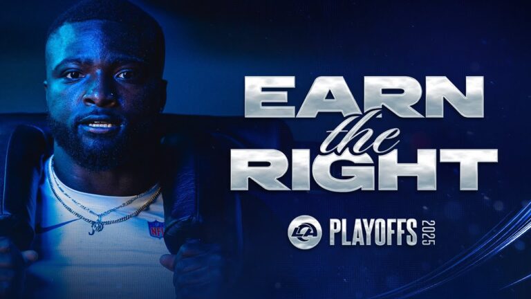 Earn The Right Los Angeles Rams 2025 Playoffs