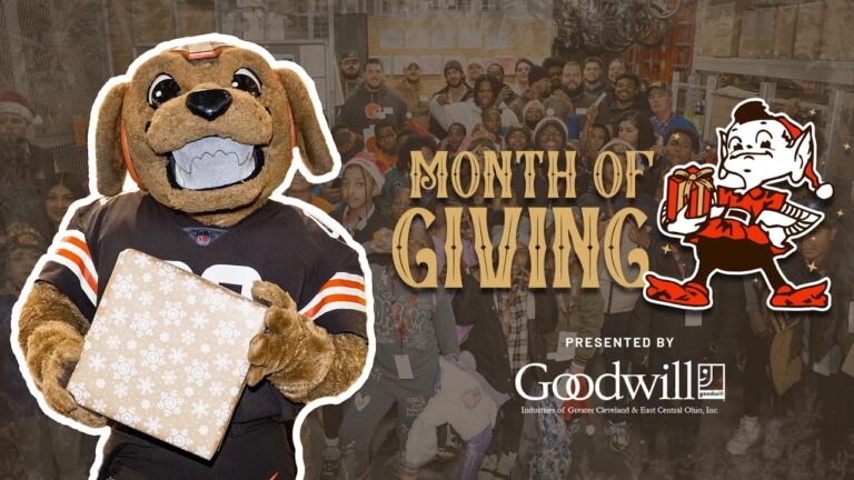 Browns giving back to the community! Browns Give Back
