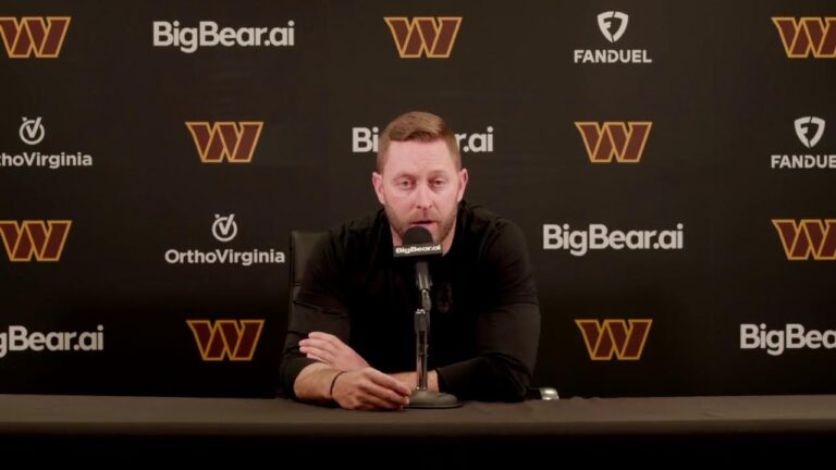 LIVE: OC Kliff Kingsbury Speaks to the Media Before Practice Washington Commanders