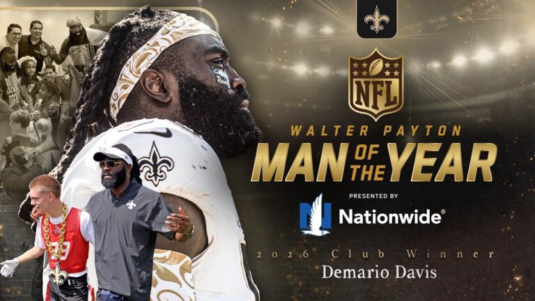 Demario Davis Saints 2025 Walter Payton Man of the Year