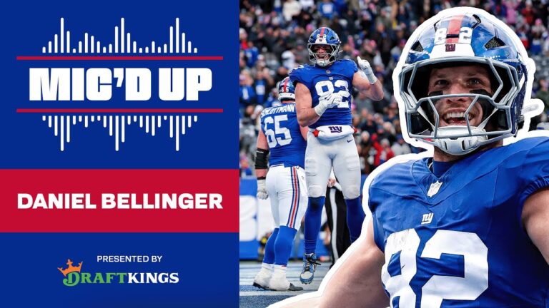 Daniel Bellinger Mic&39d Up: &quotBelly, you&39re him bro!&quot New York Giants