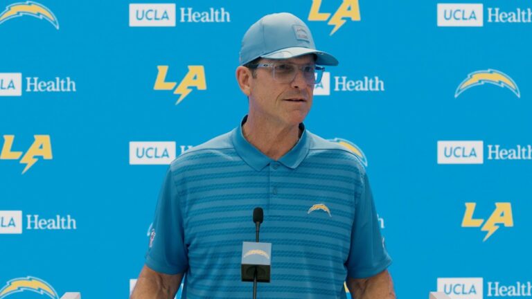 Harbaugh On Justin Herbert & Drake Maye LA Chargers