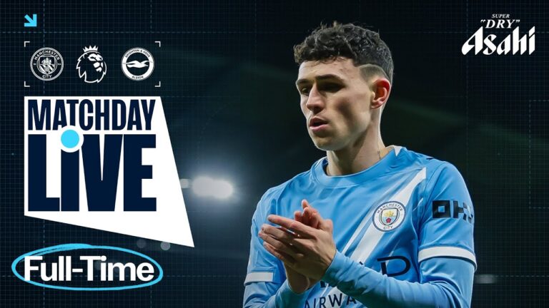 CITY HELD BY BRIGHTON Man City 1-1 Brighton Premier League