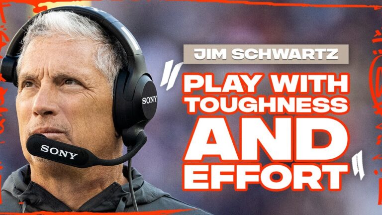 Jim Schwartz Press Conference: Play with toughness and effort