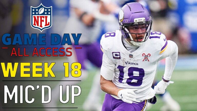 NFL Week 18 Mic’d Up! He threw him out the club Game Day All Access