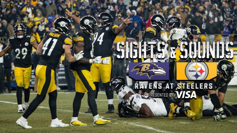 Sights & Sounds: Week 18 Win vs Baltimore Ravens Pittsburgh Steelers