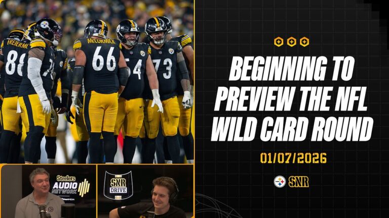 Beginning To Preview The NFL Wild Card Round SNR Drive (Jan.7) Pittsburgh Steelers