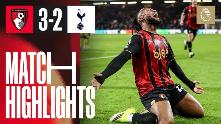 Semenyo curls in last minute BEAUTY to give Cherries a MASSIVE victory AFC Bournemouth 3-2 Spurs