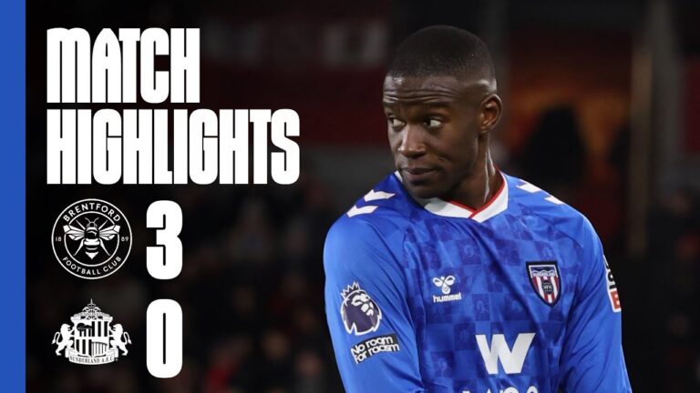 Frustrating Defeat In West London Brentford FC 3 – 0 Sunderland AFC Premier League Highlights
