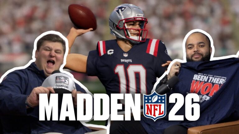Drake Maye & TreVeyon Henderson COMBINE for Big Win vs. Dolphins Patriots Madden 26 Simulation