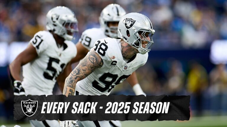 Every Sack From the Raiders Defense in 2025 Full Highlights