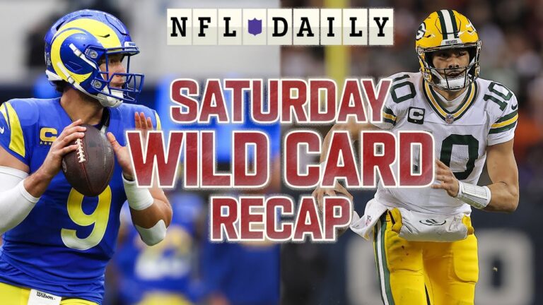 NFL Wild Card Recap Rams at Panthers & Packers at Bears NFL Daily